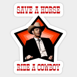 Dean Winchester Save A Horse Sticker